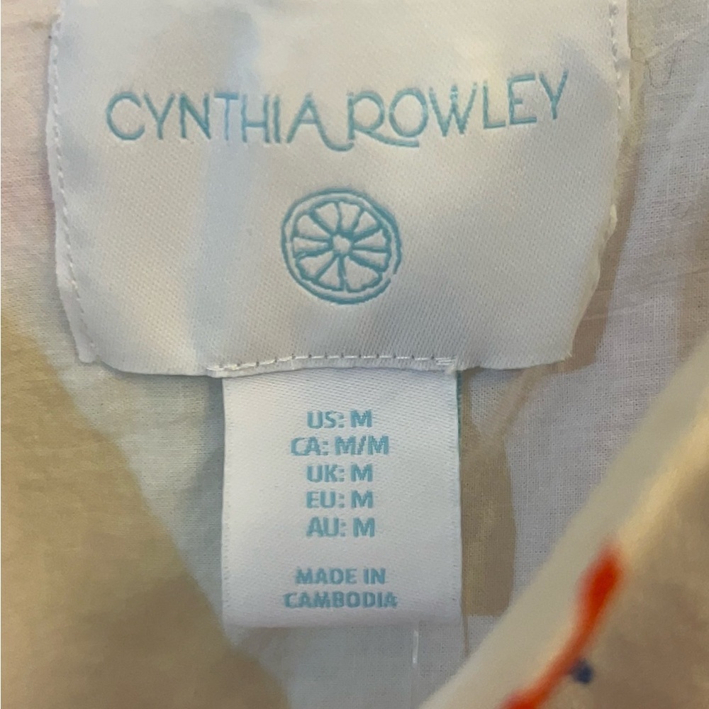 NWT- Cynthia Rowley Vibrant Patterned Tiered Maxi Dress - Picture 8 of 9